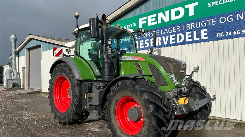 Fendt 722 Vario S4 Profi Plus Med Front PTO Traktorok