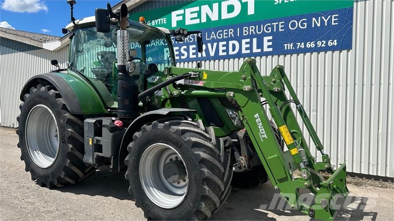 Fendt 724 Vario S4 Profi Plus Med Frontlæsser Fendt 4x80 الجرارات