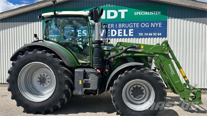 Fendt 724 Vario S4 Profi Plus Med Frontlæsser Fendt 4x80 الجرارات