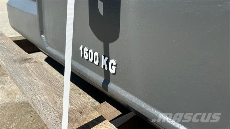  - - - Frontvægt MA1600 frontvægt 1600kg - forbered Front lodd