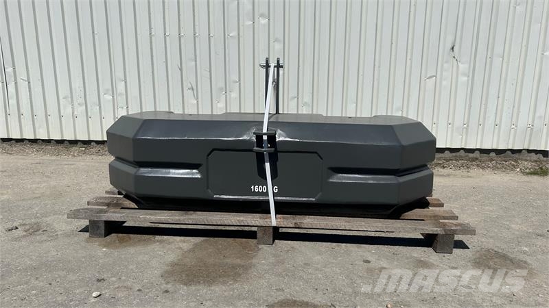 - - - Frontvægt MA1600 frontvægt 1600kg - forbered Front lodd