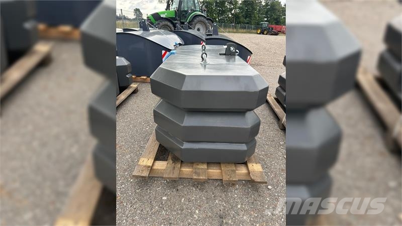  - - - Frontvægt MA1600 frontvægt 1600kg - forbered Front lodd