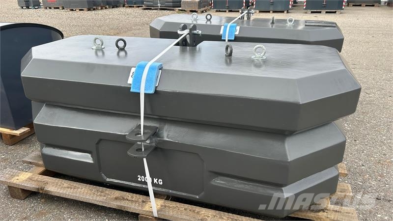 - - - Frontvægt MA2000 frontvægt 2000kg - forbered Contrapeso delantero