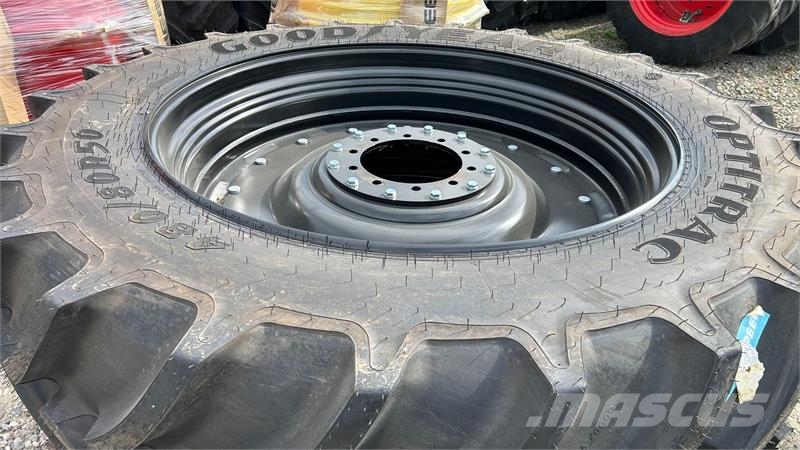 Goodyear 480/80R50 + 480/70R34 - stilbare fælge. 輪胎、車輪和輪圈