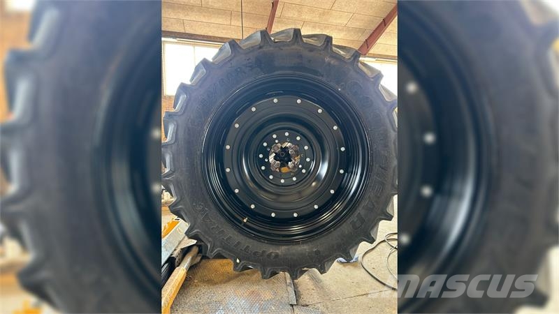Goodyear 480/80R50 + 480/70R34 - stilbare fælge. 輪胎、車輪和輪圈