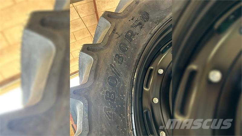 Goodyear 480/80R50 + 480/70R34 - stilbare fælge. 輪胎、車輪和輪圈