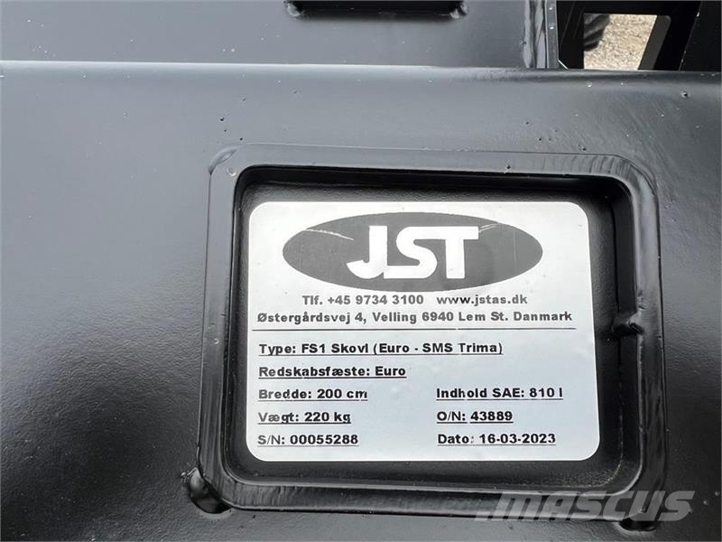 JST Skovl Skovl FS 1 200cm لوادر وحفارات أمامية