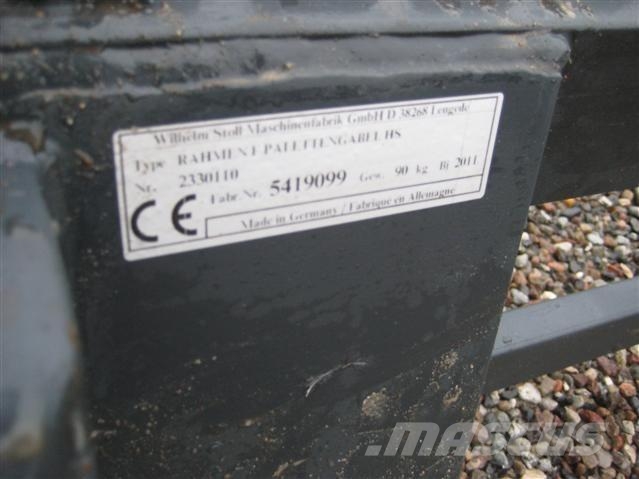 Stoll pallegafler 1200 mm gafler لوادر وحفارات أمامية