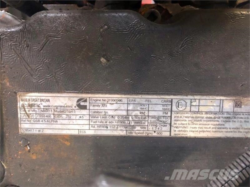 Cummins QSB4.5 152 Varikliai