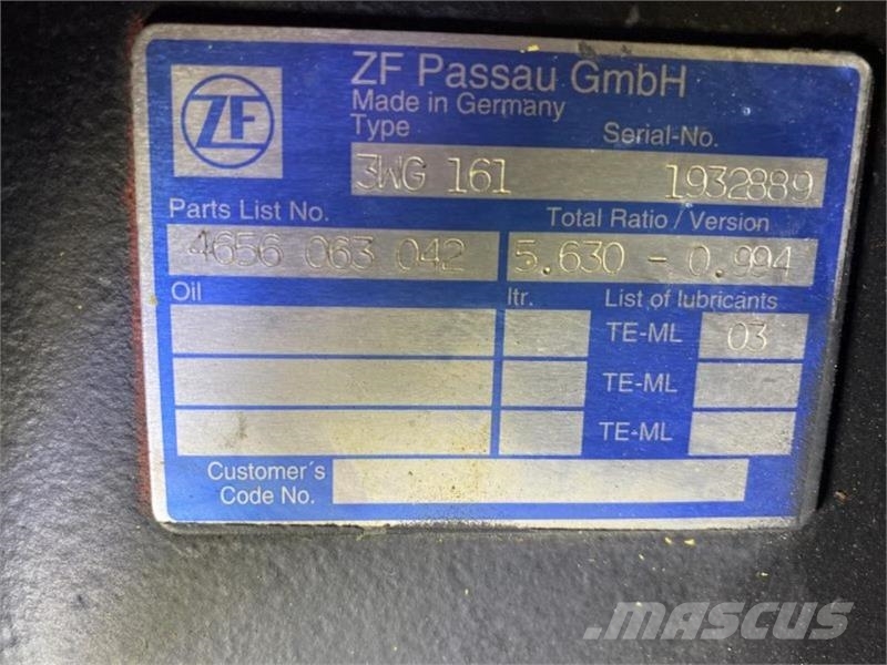 ZF 3WG161 Varikliai