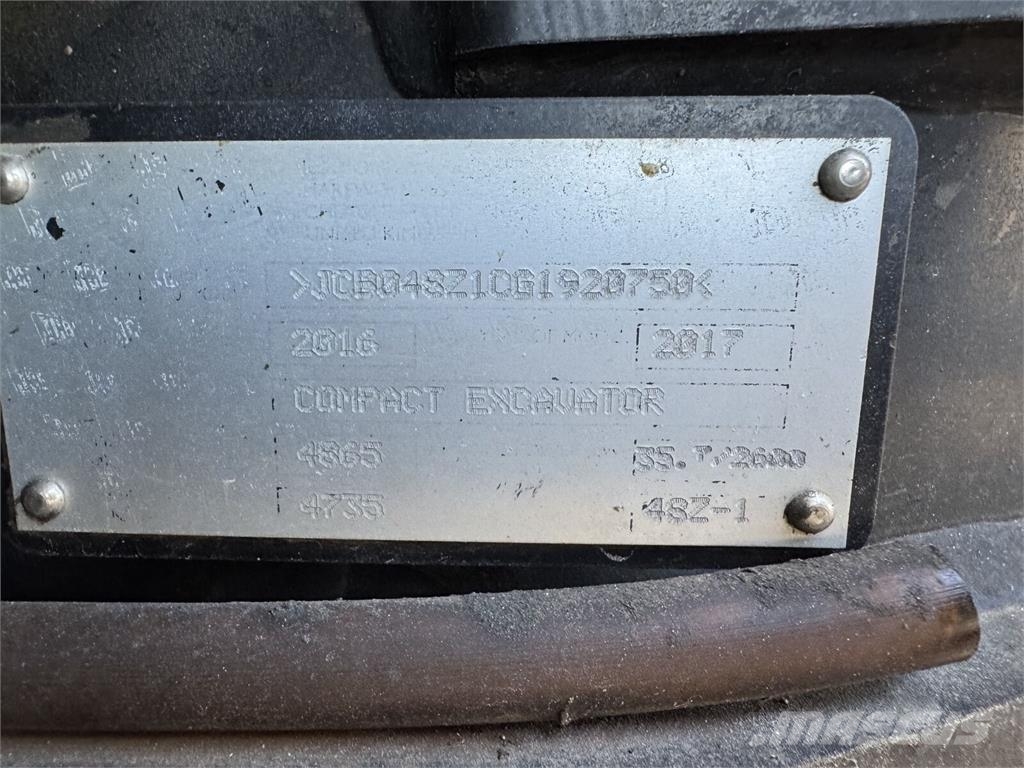 JCB 48Z Minigraafmachines < 7t