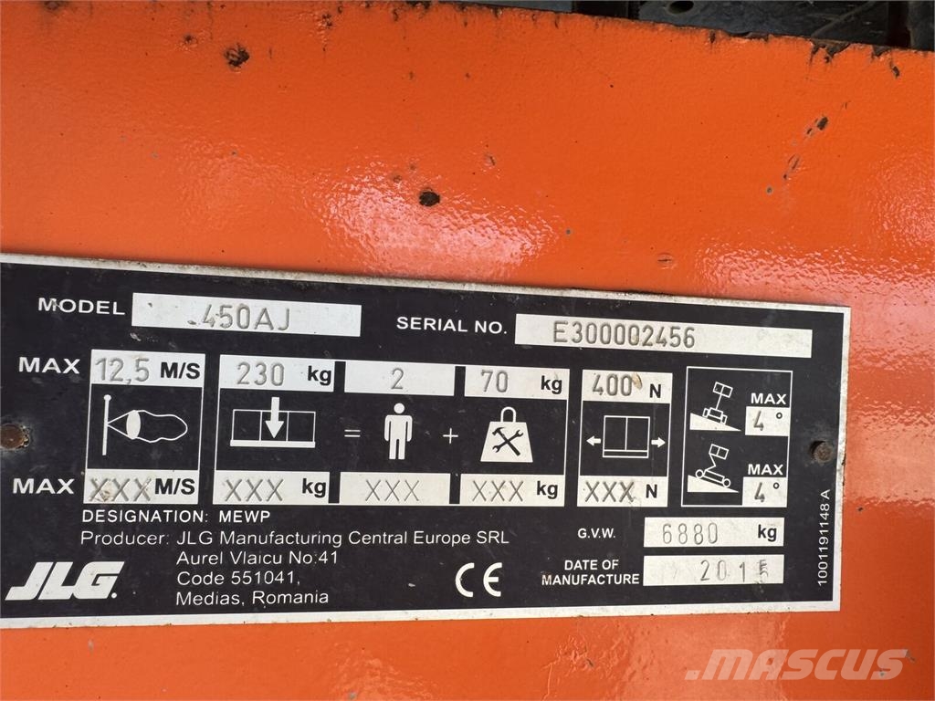 JLG 450AJ Knikarmhoogwerkers