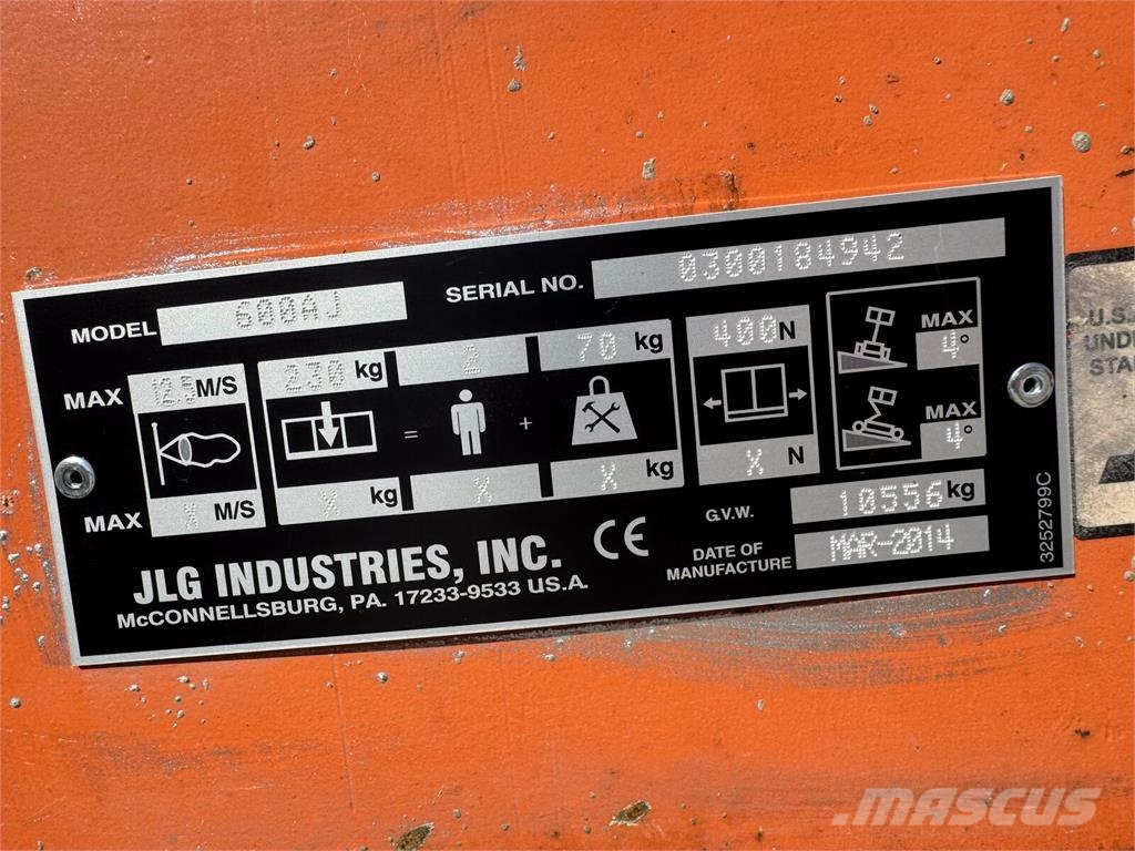 JLG 600AJ Knikarmhoogwerkers