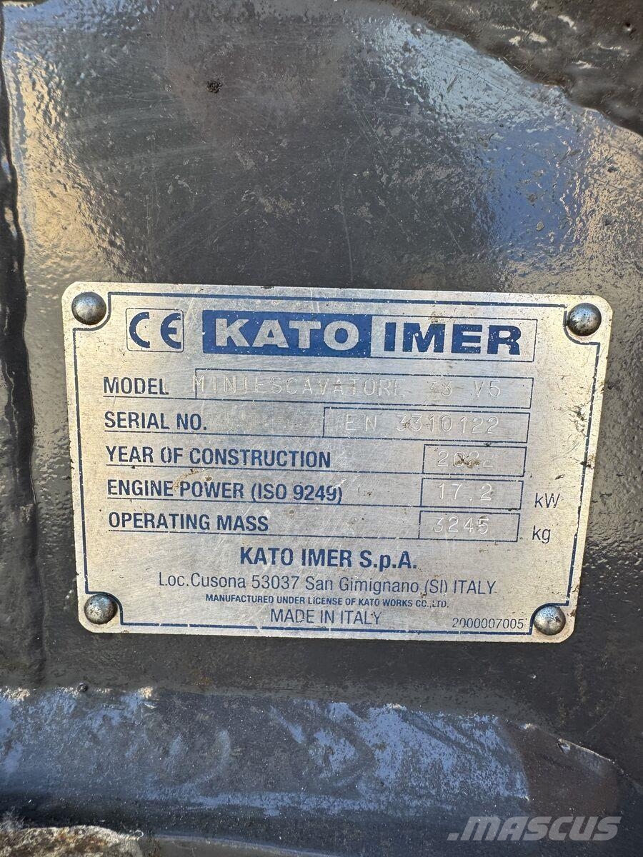 Kato 33V5 Εκσκαφάκι (διαβολάκι) < 7t