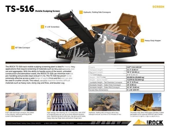 Irock TS516 Triedičky