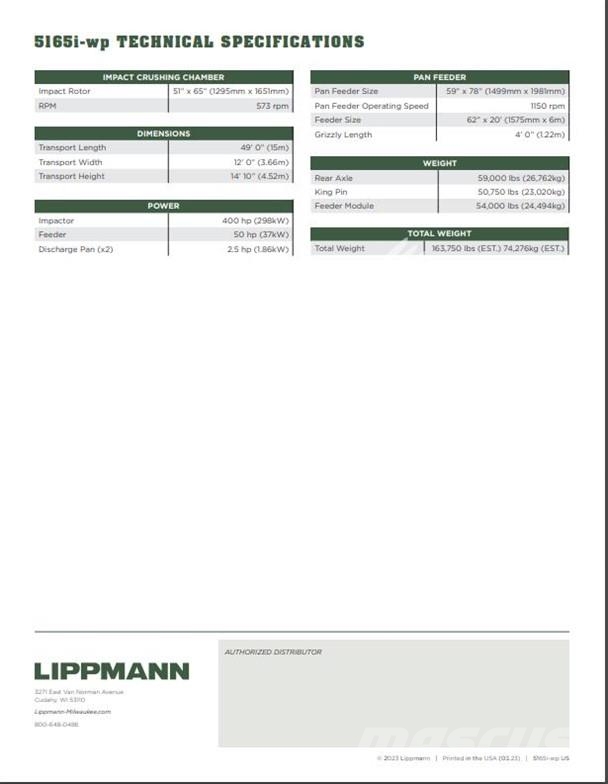 Lippmann 5165i WP Britadeiras