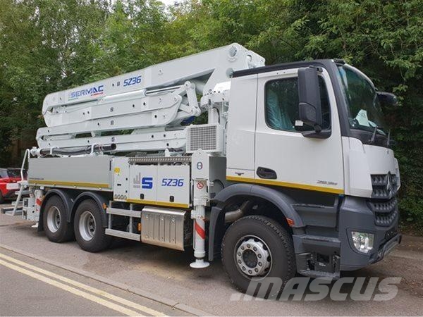 Mercedes-Benz SERMAC 5Z36 Kamionske beton pumpe