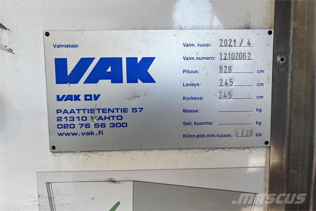 Iveco Eurocargo 320 Vak FRC+PL 4x2 Camiones con caja de remolque