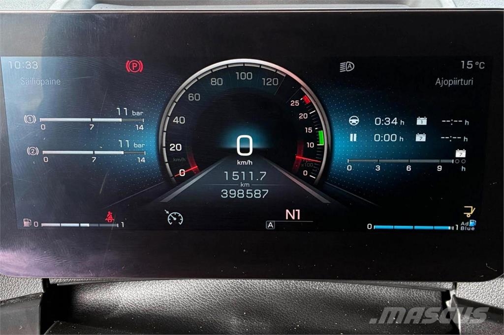 Mercedes-Benz Actros 2551 L Kontti-/tasonostoautot