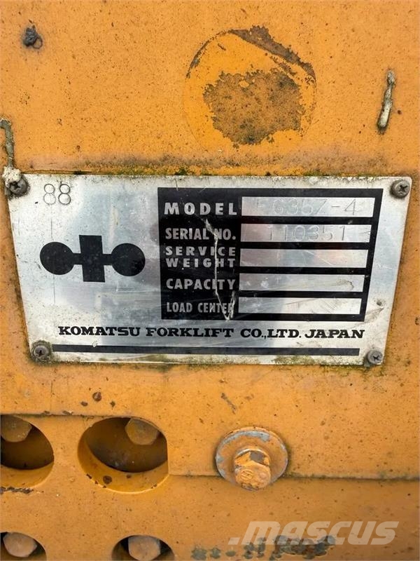 Komatsu FG 35 Z Stapler Gas Gradbeništvo - drugo