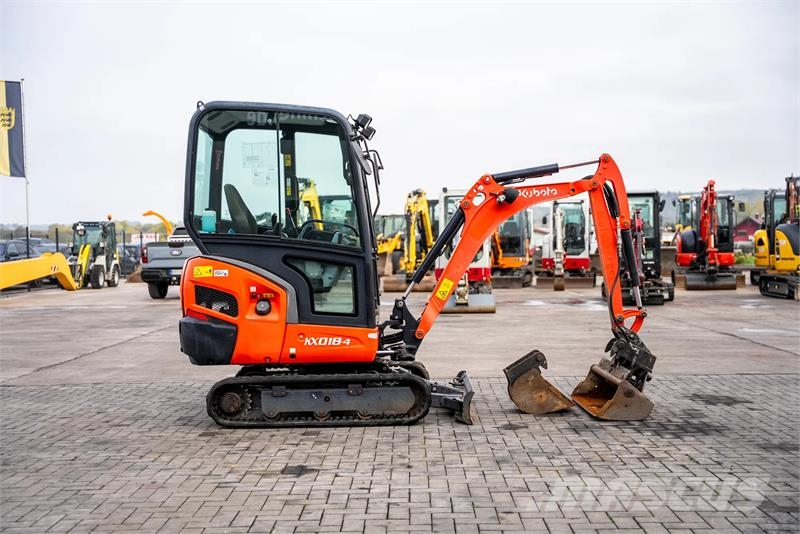 Kubota KX018-4 Mini bagri <7t
