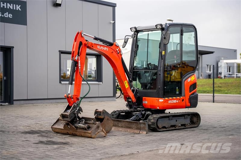 Kubota KX018-4 Mini bagri <7t