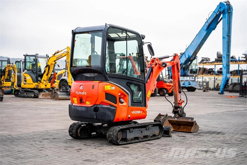 Kubota KX018-4 Mini bagri <7t