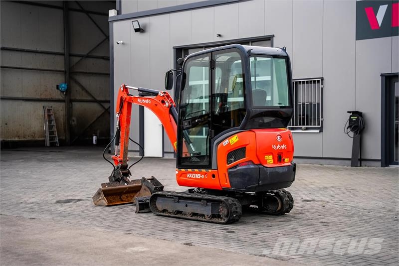 Kubota KX018-4 Mini bagri <7t