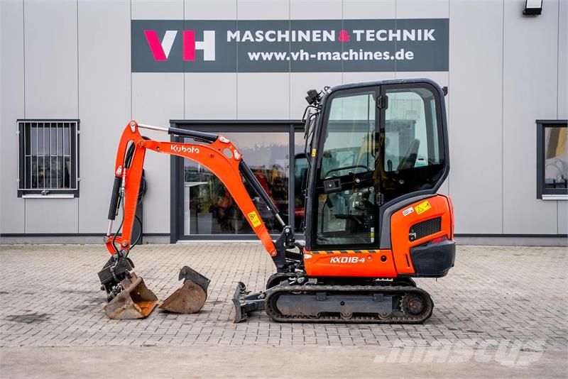 Kubota KX018-4 Mini bagri <7t