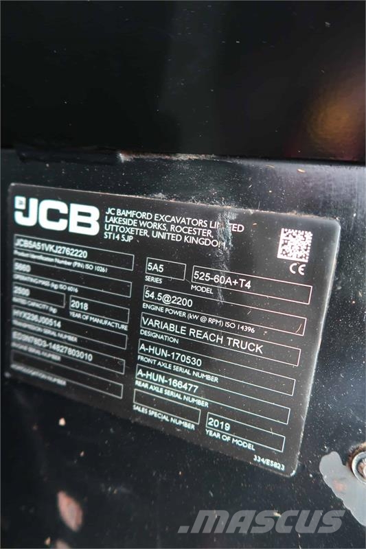 JCB 525-60 Agri Plus Télescopique agricole