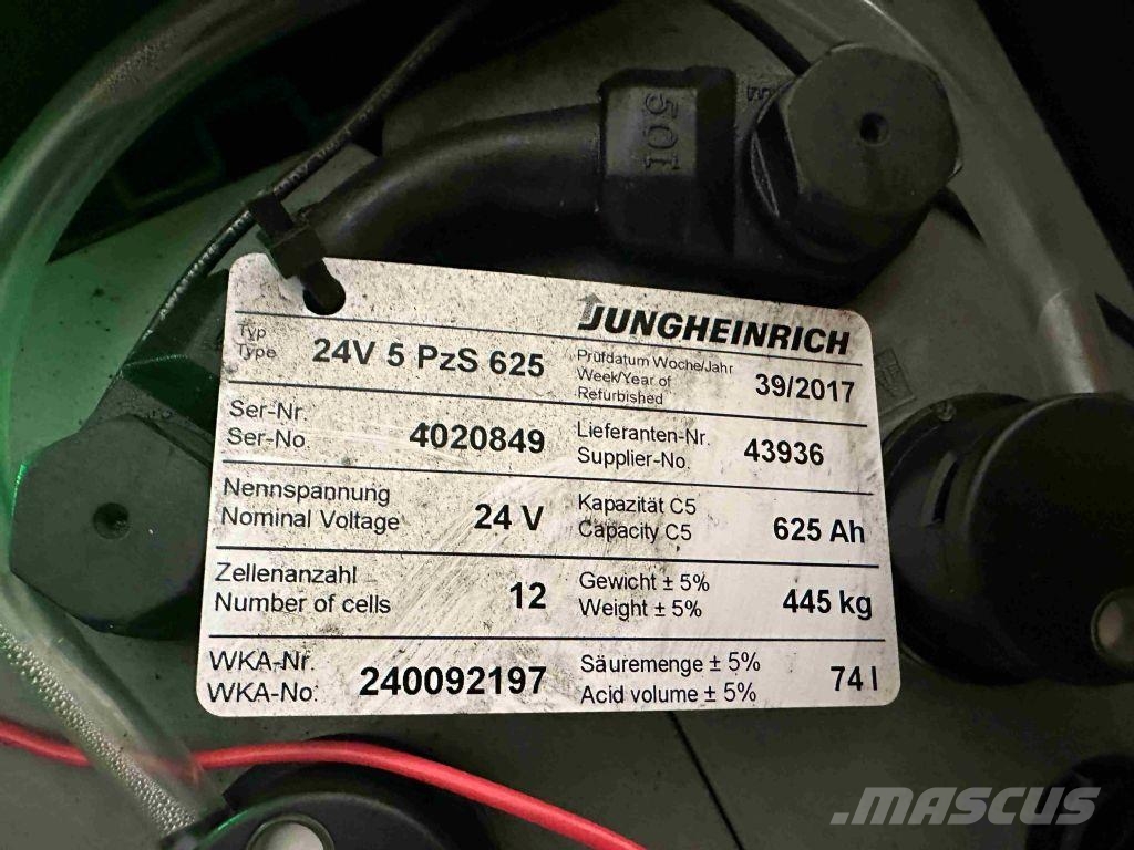 Jungheinrich EFG 110 - TRIPLEX 5,5 m Elektrische heftrucks