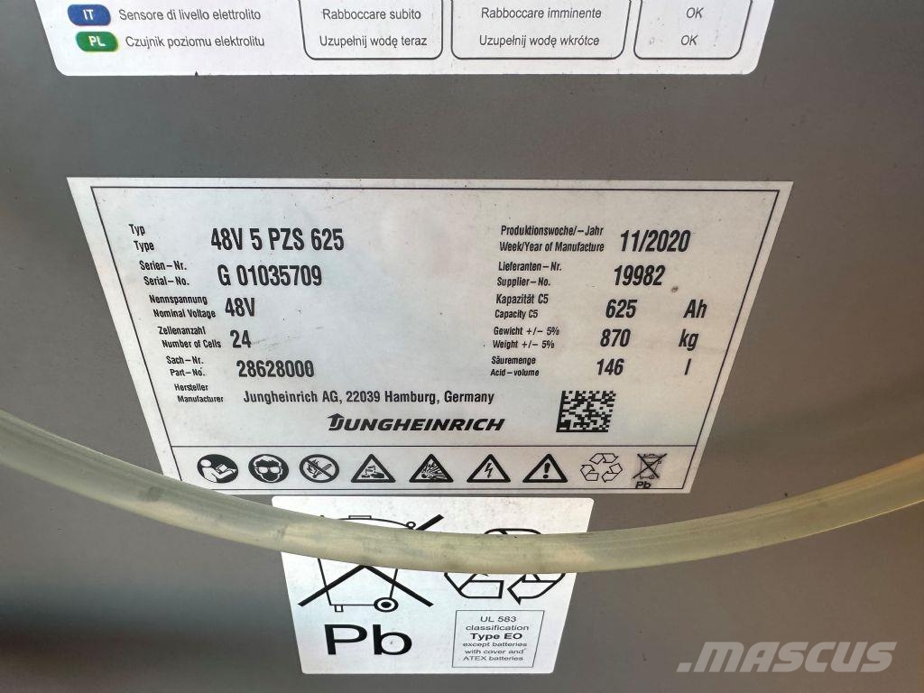 Jungheinrich EFG 216k - TRIPLEX 6 m Електронавантажувачі