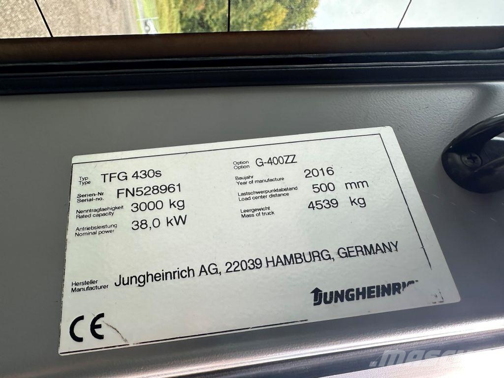 Jungheinrich TFG 430s - TRIPLEX 6 m Chariots GPL