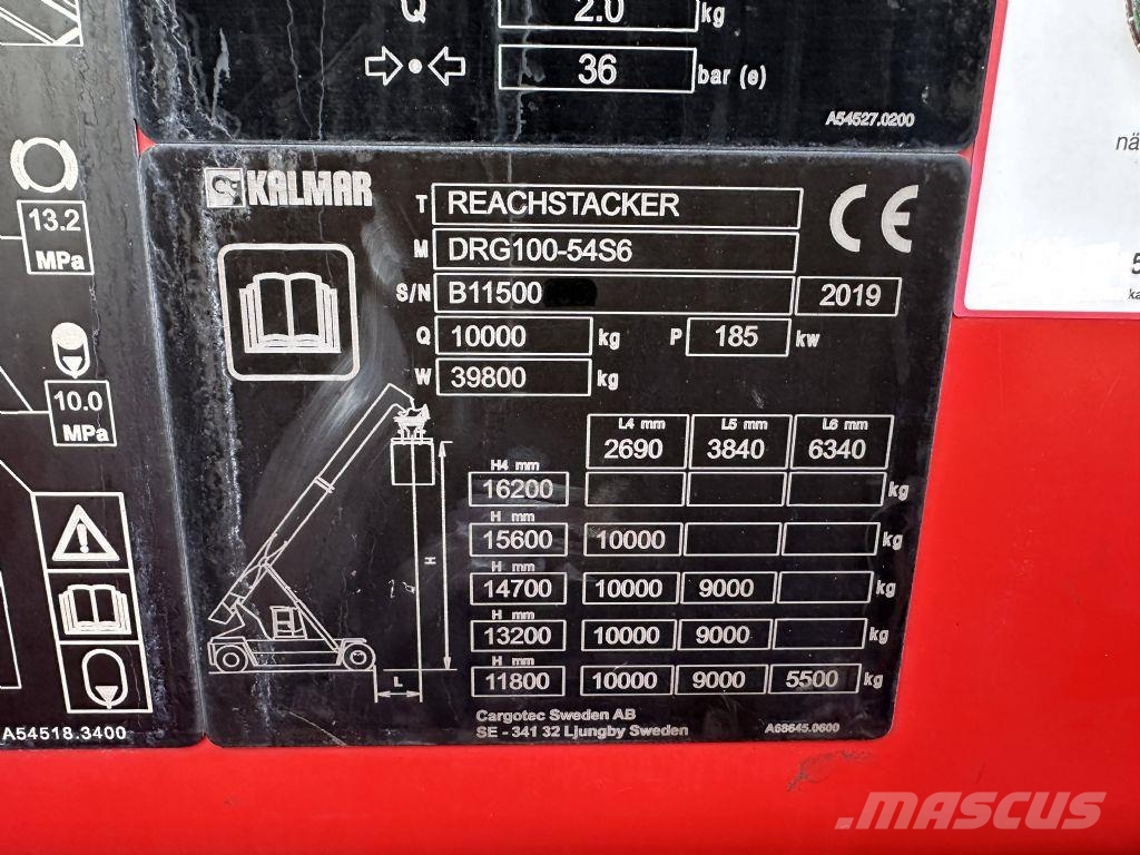 Kalmar DRG100-54S6 Reach-Stacker