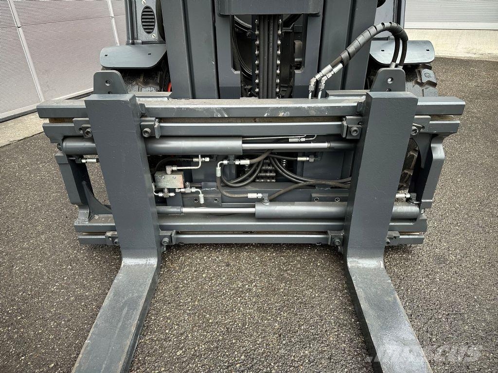 Linde E 50 HL-01 - CONTAINER - TRIPLEX !! Chariots élévateurs électriques