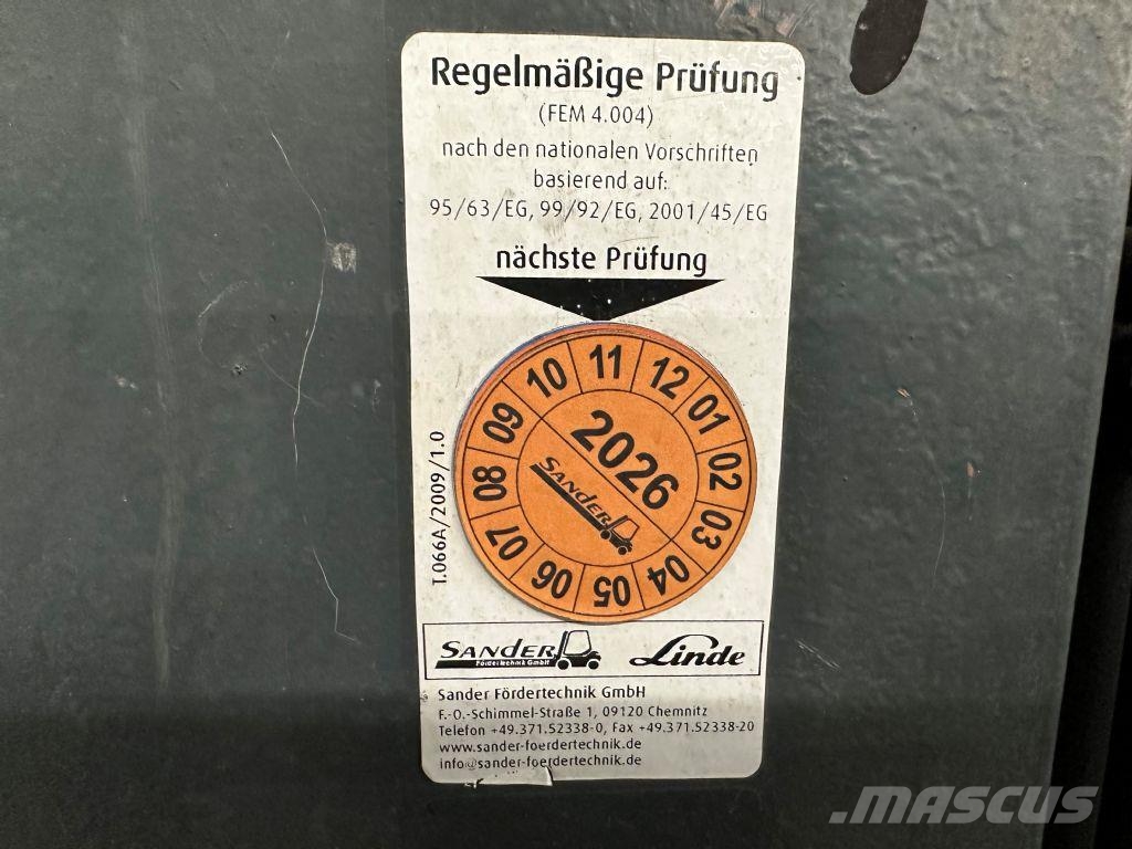 Linde H 20 D-02 - TRIPLEX 5,5 m Diesel forklifts