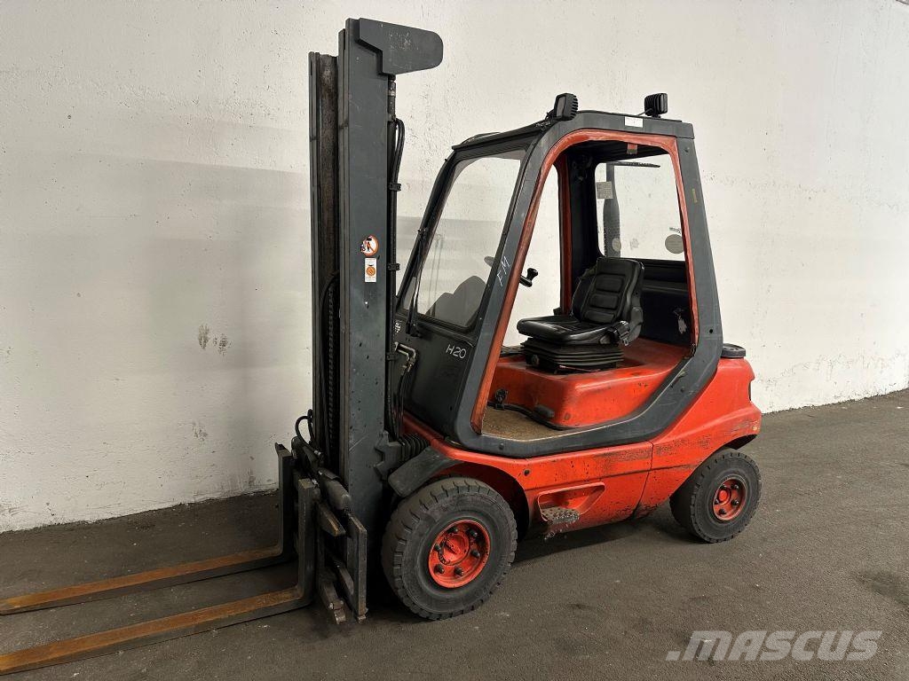 Linde H 20 D-02 - TRIPLEX 5,5 m Diesel forklifts