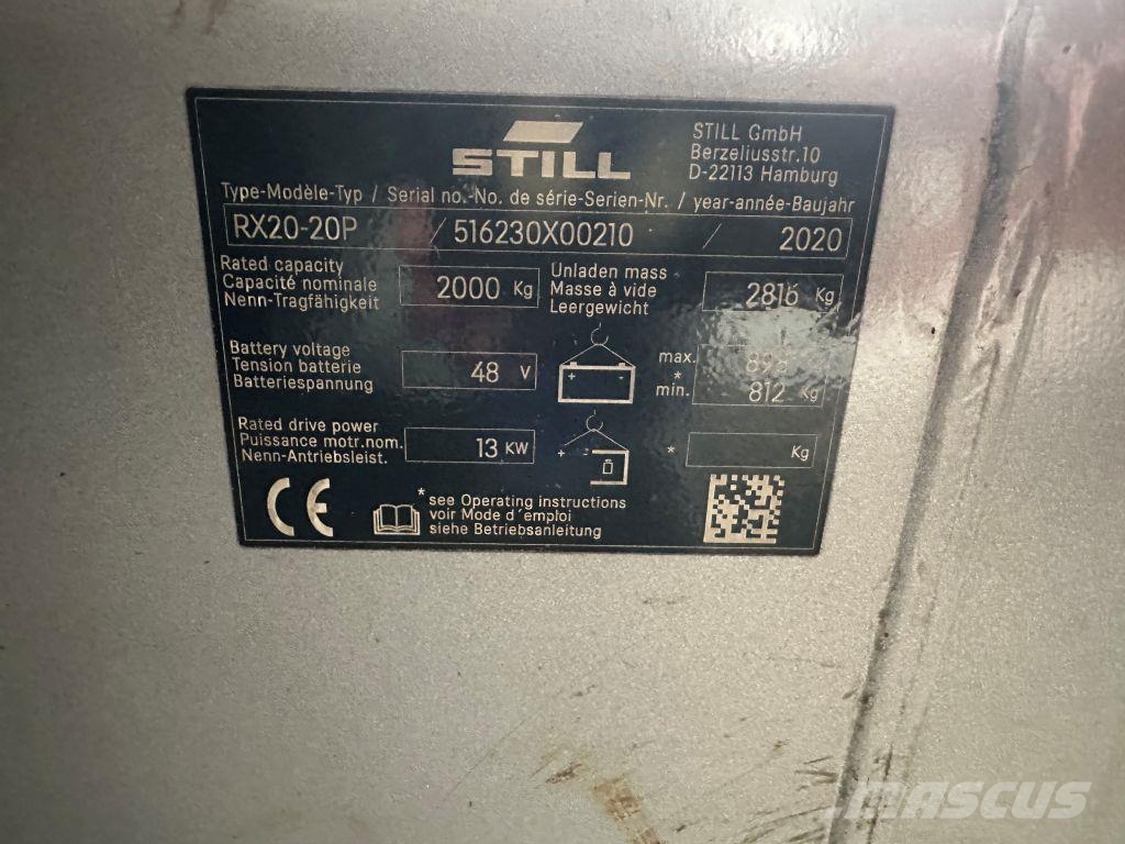 Still RX 20-20 P - TRIPLEX 6,1 m Carrelli elevatori elettrici