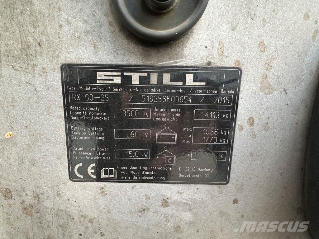 Still RX 60-35 - TRIPLEX 5,4 m شاحنات ذات رافعات شوكية تعمل بالكهرباء