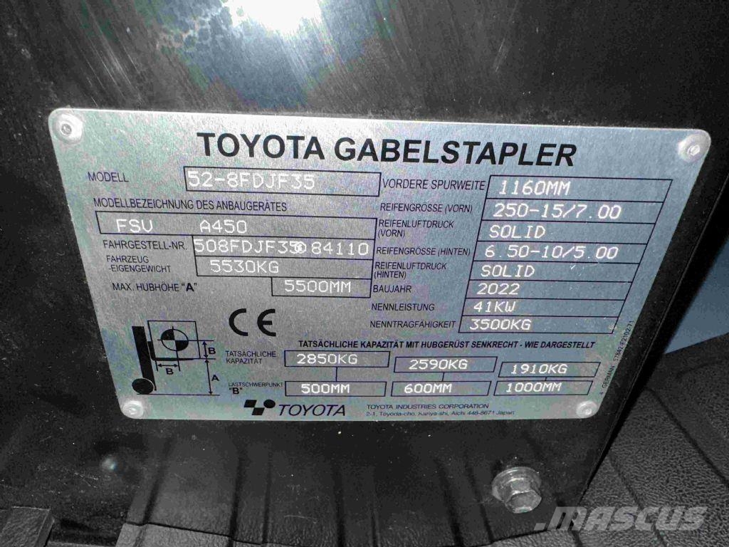 Toyota 52-8FDJF35 - TRIPLEX - NEUWERTIG !!! شاحنات الديزل