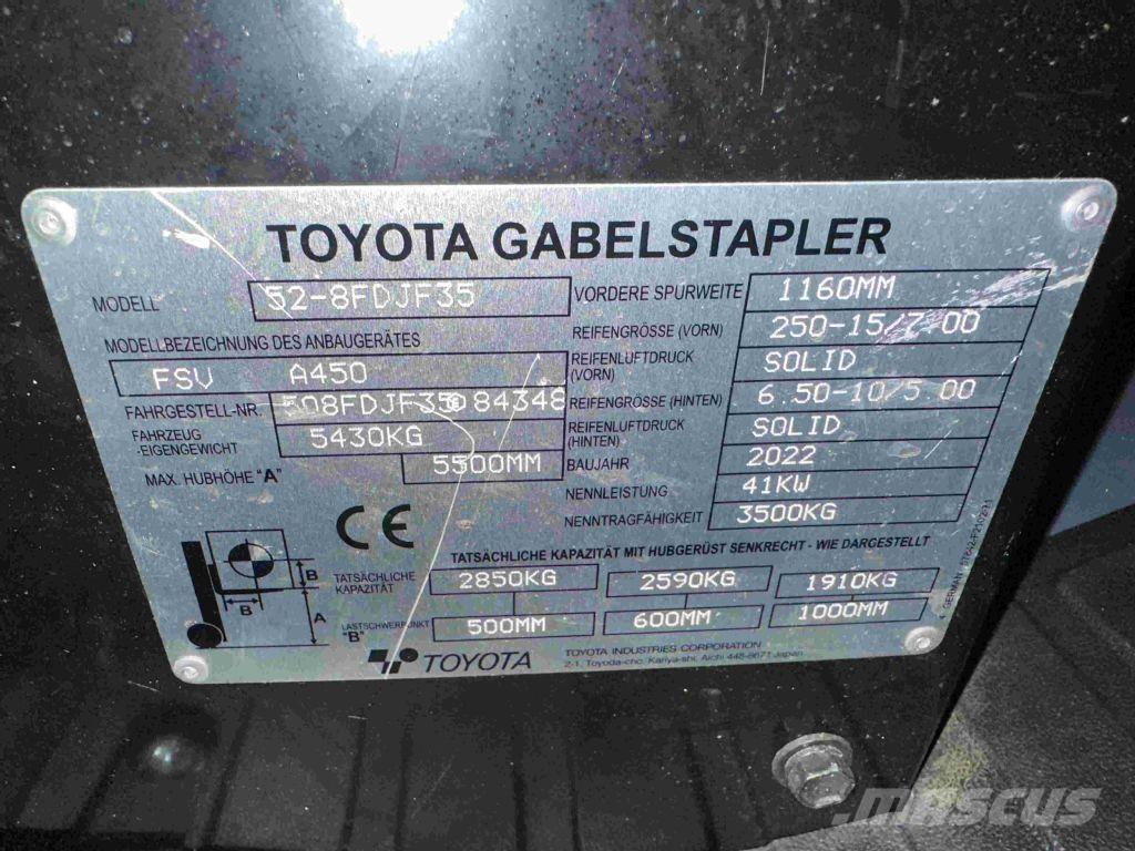 Toyota 52-8FDJF35 - TRIPLEX - NEUWERTIG !!! شاحنات الديزل