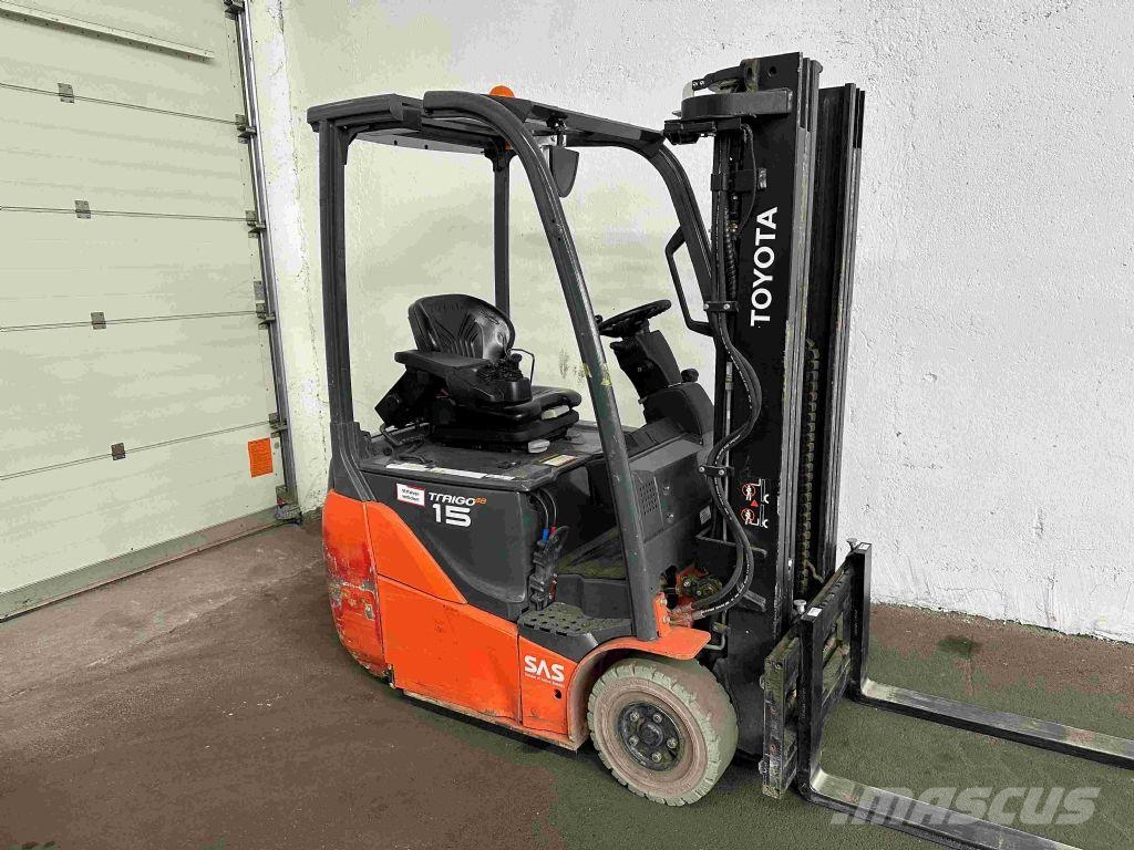 Toyota 8FBE15T - TRIPLEX 4,3 m El gaffeltrucks