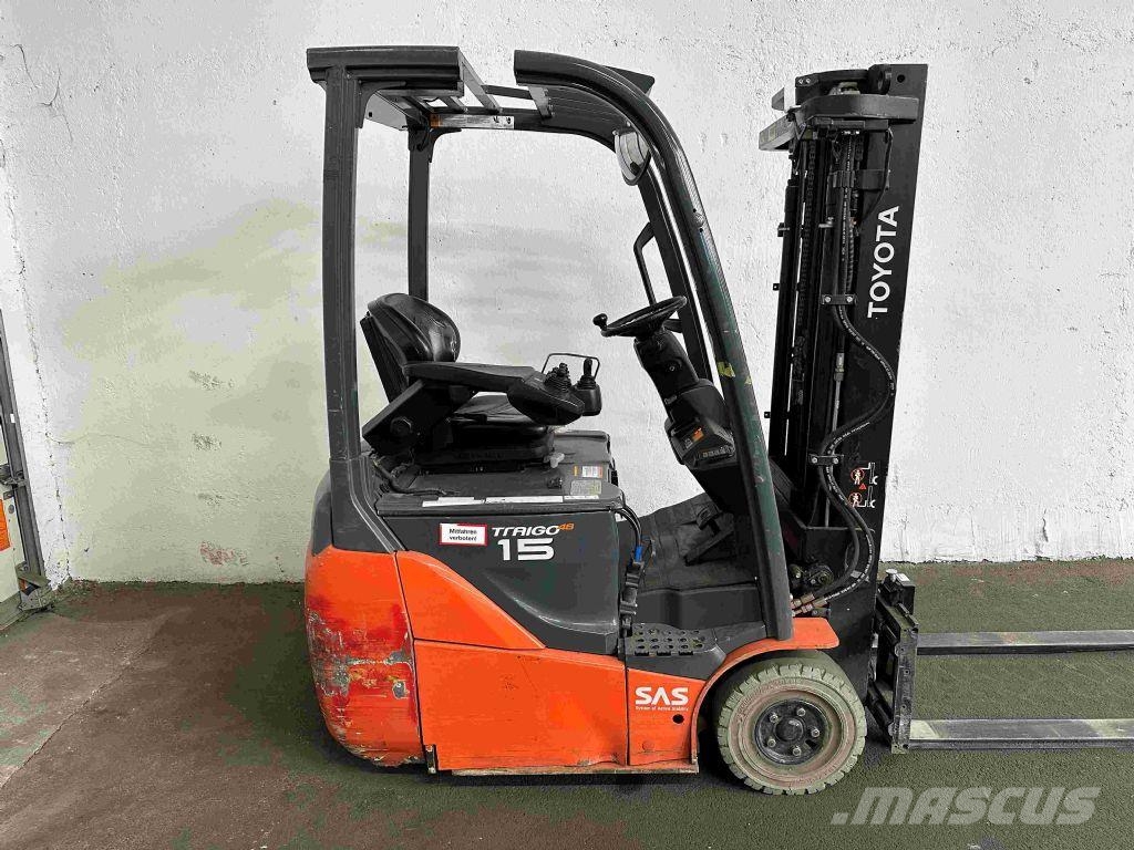 Toyota 8FBE15T - TRIPLEX 4,3 m El gaffeltrucks