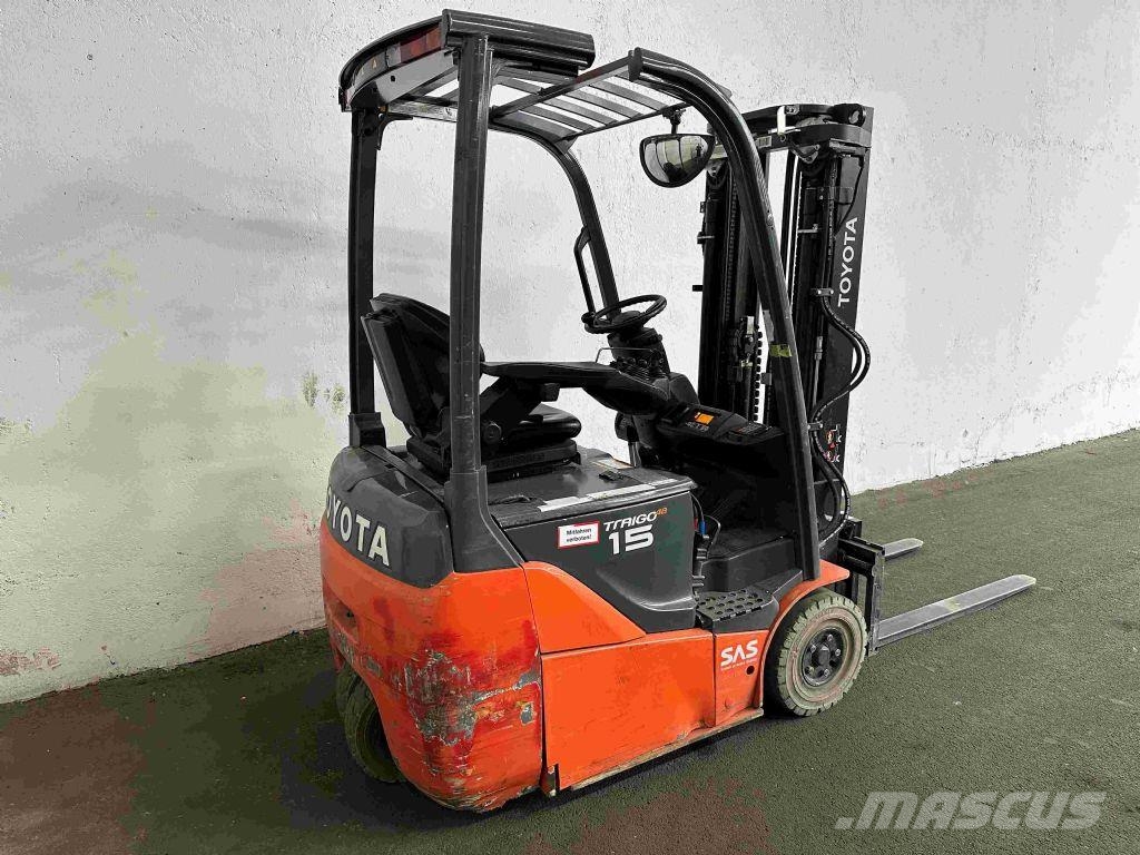 Toyota 8FBE15T - TRIPLEX 4,3 m El gaffeltrucks