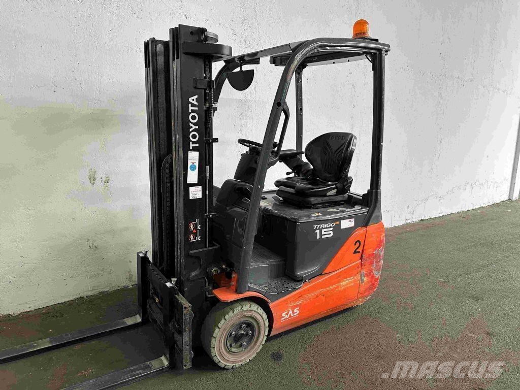 Toyota 8FBE15T - TRIPLEX 4,3 m El gaffeltrucks