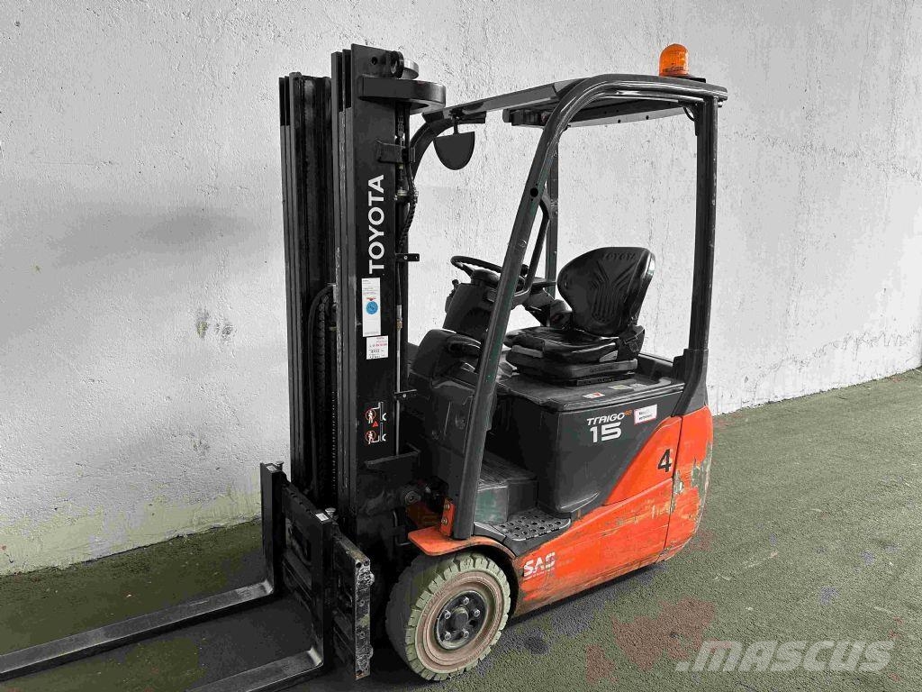 Toyota 8FBE15T - TRIPLEX 4,3 m El gaffeltrucks