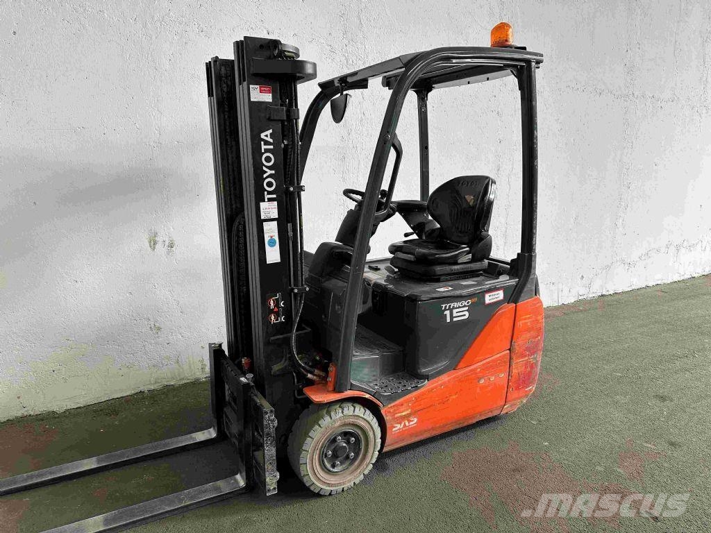 Toyota 8FBE15T - TRIPLEX 4,3 m Ηλεκτρικά περονοφόρα ανυψωτικά κλαρκ