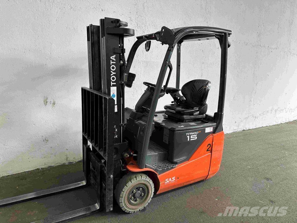 Toyota 8FBE15T - TRIPLEX 4,3 m Wózki elektryczne