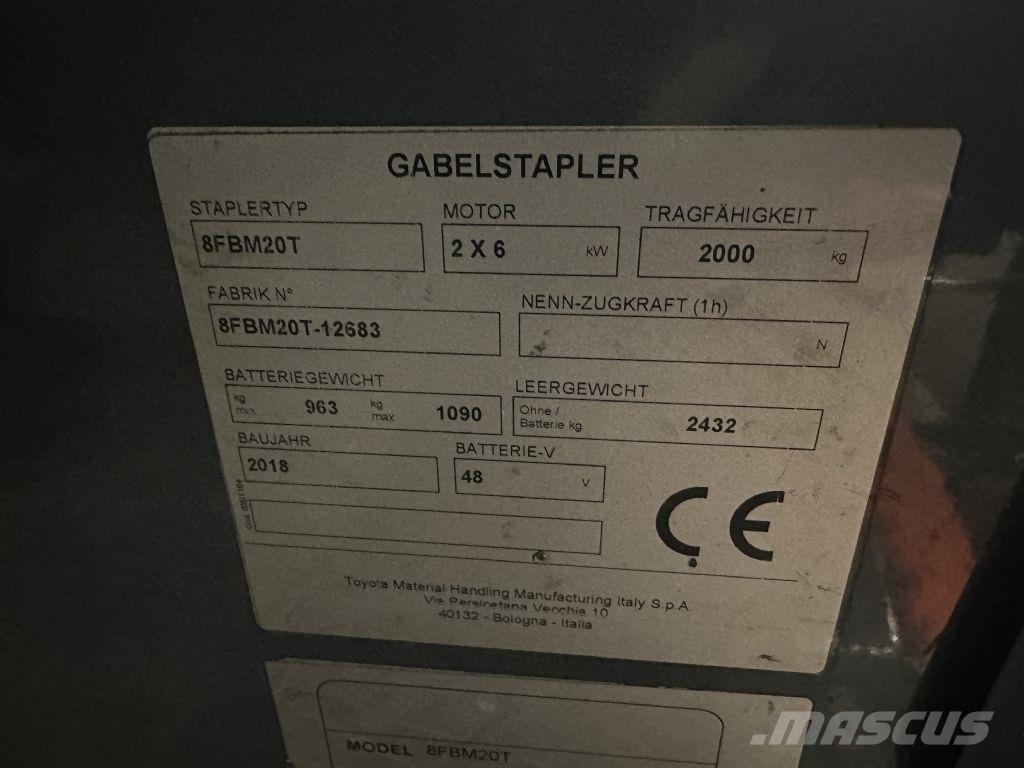 Toyota 8FBM20T - SEITENSCHIEBER - KLAMMER Elektrische heftrucks