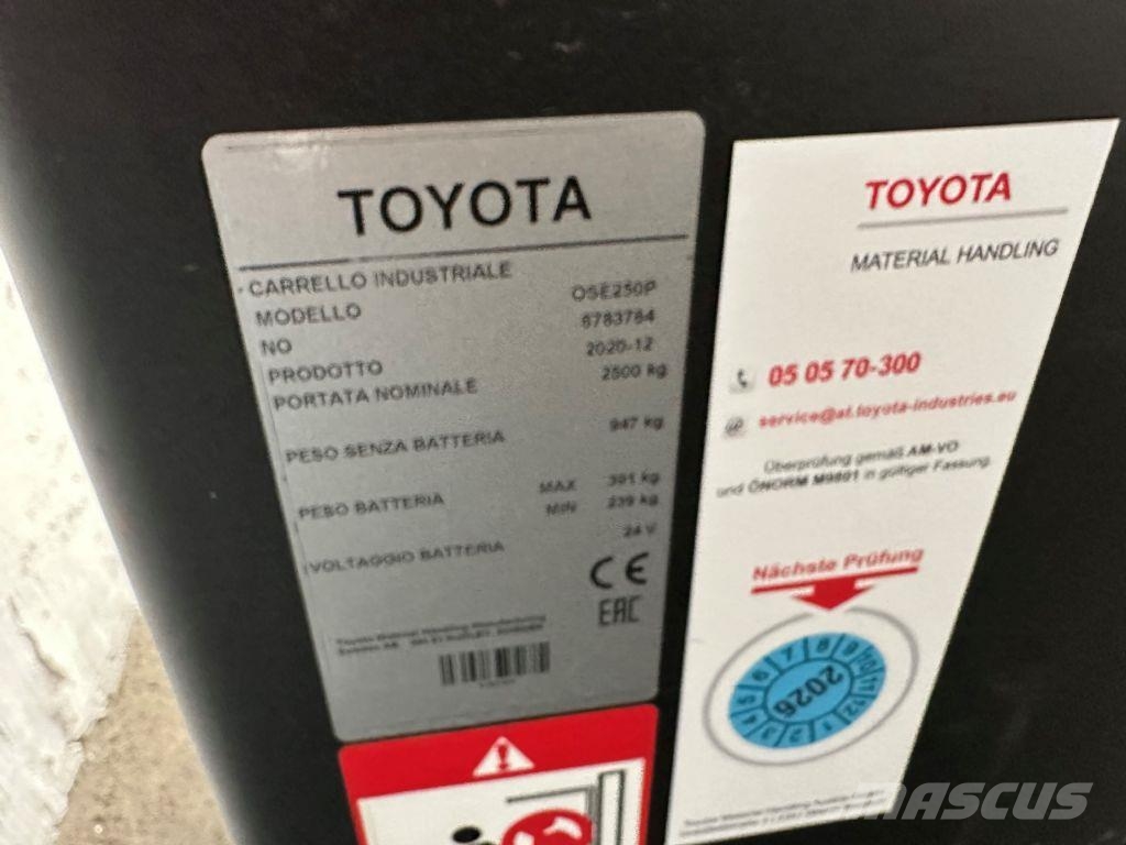 Toyota OSE 250 - 307 Stunden !!!! Niskopodizni komisioni viličar